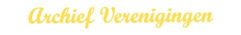 Archief Verenigingen