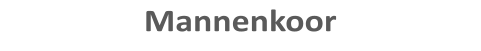 Mannenkoor
