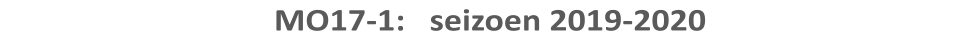 MO17-1:   seizoen 2019-2020