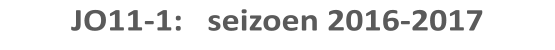 JO11-1:   seizoen 2016-2017