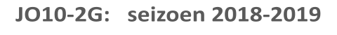 JO10-2G:   seizoen 2018-2019