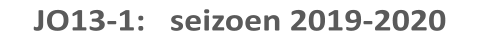 JO13-1:   seizoen 2019-2020