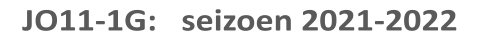JO11-1G:   seizoen 2021-2022