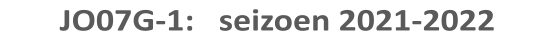 JO07G-1:   seizoen 2021-2022